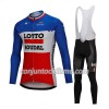 Conjunto Maillot + Culotte largo con tirantes 2018 Lotto Soudal N003